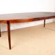 Table de repas, ovale, extensible, Danoise, Palissandre, Harry Ostergaard.