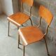 Pair of school chairs