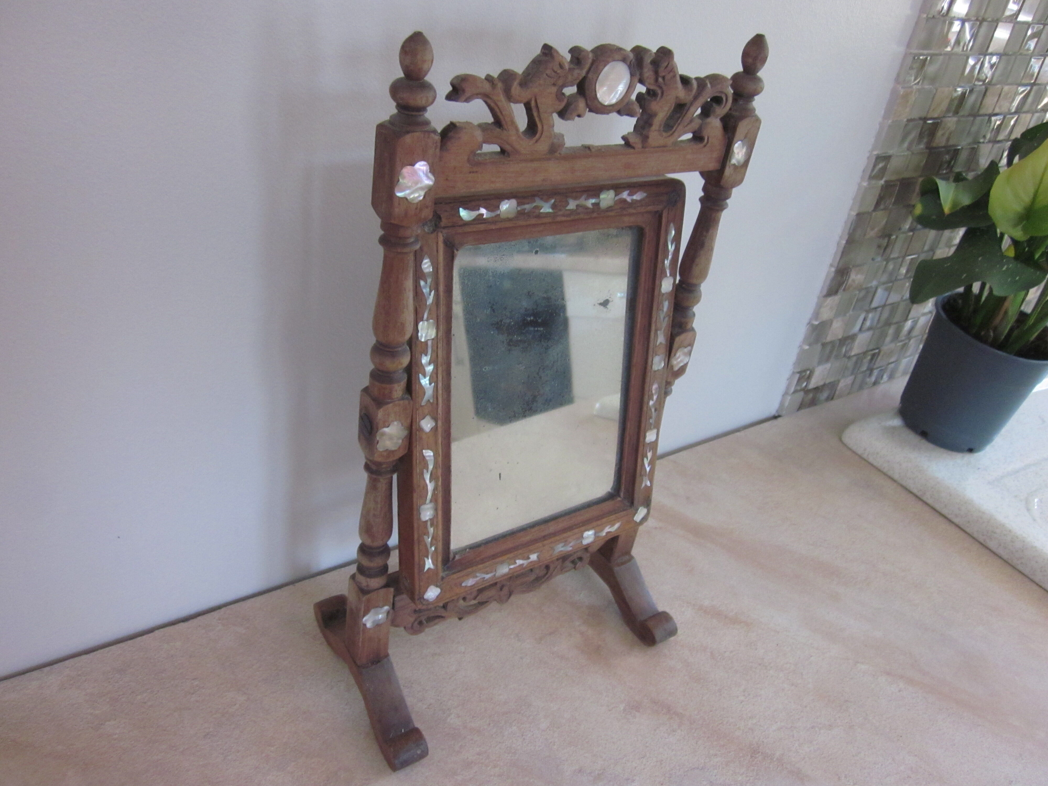 Old spyche mirror