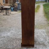 Art deco walnut showcase