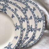 4 assiettes plates en terre de fer « Athènes » Clairefontaine