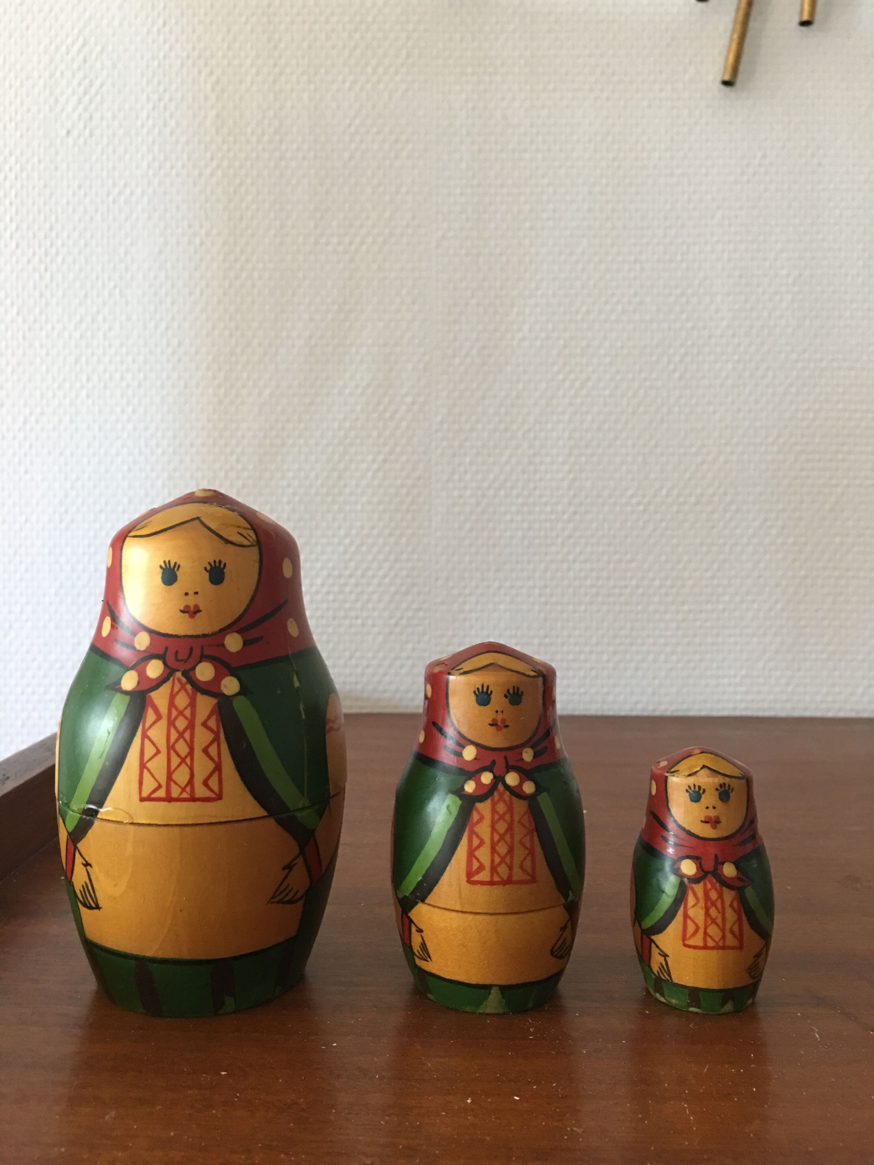 Vintage Russian Matryoshka Dolls