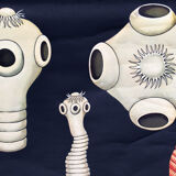 Wall poster of the school from Jung-Koch-Quentell "worms" 1972