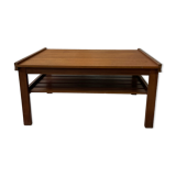 Table basse scandinave en teck années 50