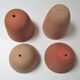 Four bells for seedlings in vintage terracotta