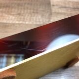 Gold Starry vintage 60 brass jewelry box - Galalithe scale-style