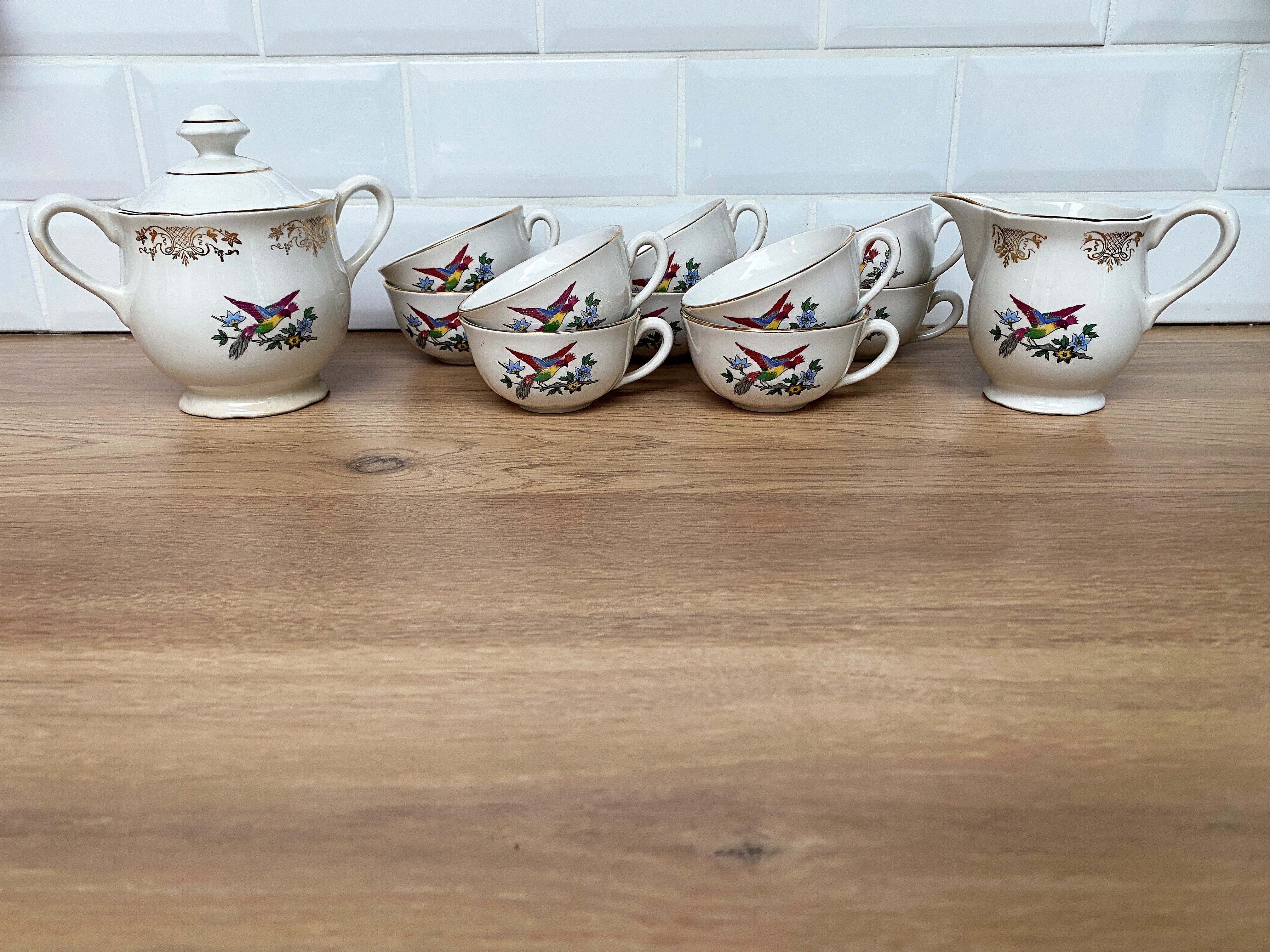 Earthenware coffee service