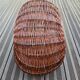 Vintage wicker gathering basket