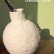 Sculptural vase with a mineral Boho spirit.