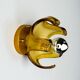 Carlo Nason sconce for Mazzega Murano, orange Murano blown glass Italy, 1970s