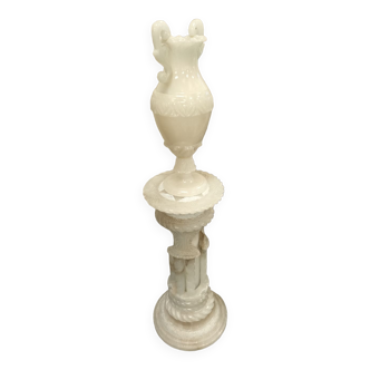 Alabaster lamp