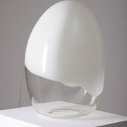 Pair of Nessa lamps in Murano glass, Gino Vistosi, 1970s