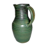 Pitcher stoneware 70, signed Fontgombault, Abbey of Fontgombault