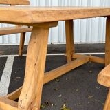 Aranjou rustic table and bench