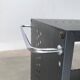 Postmodern perforated metal service trolley, 1980s
