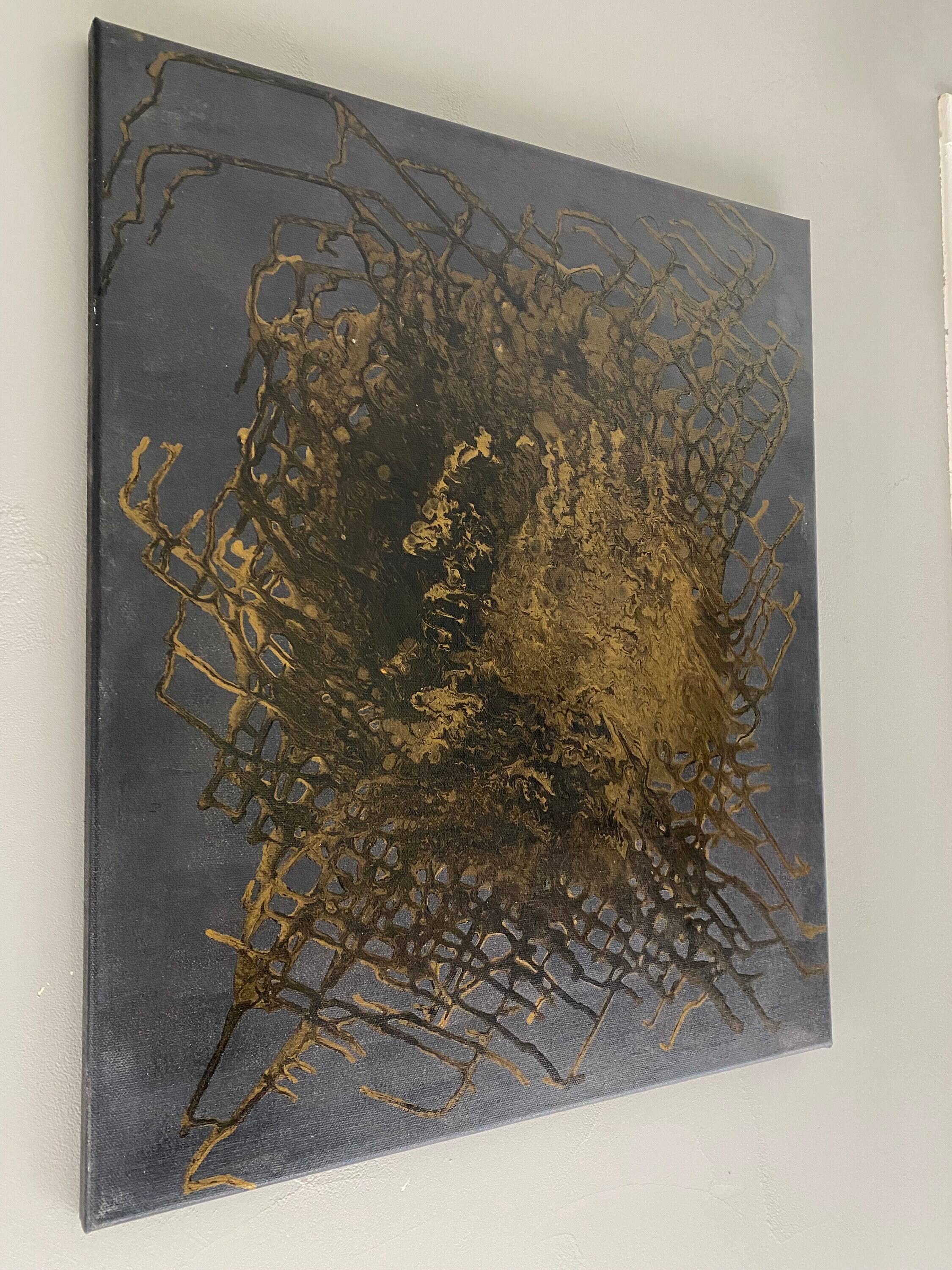 A very original contemporary painting of French craftsmanship, unique model