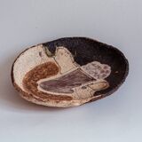 Bowl, centerpiece or fruit bowl, Cianciolo Ceramiche, Sicily, 1960/70