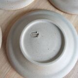 5 cups and saucers in marsh sandstone