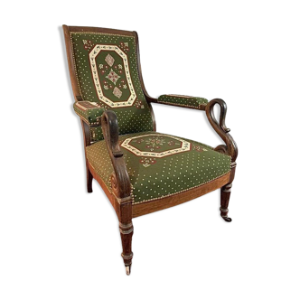 Fauteuil Voltaire, Epoque Charles X, XIXème siècle