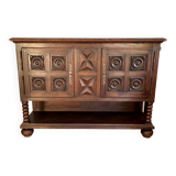 Commode ancienne en bois massif