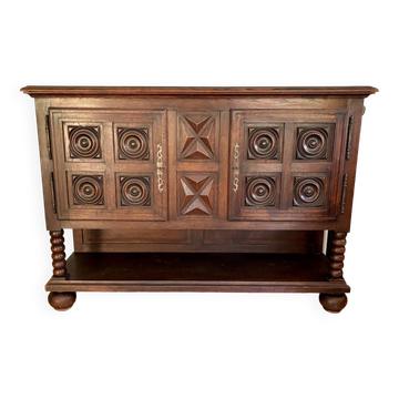 Commode ancienne en bois massif