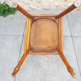 Chaise bistrot assise décorée