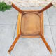 Decorated seated bistro chair