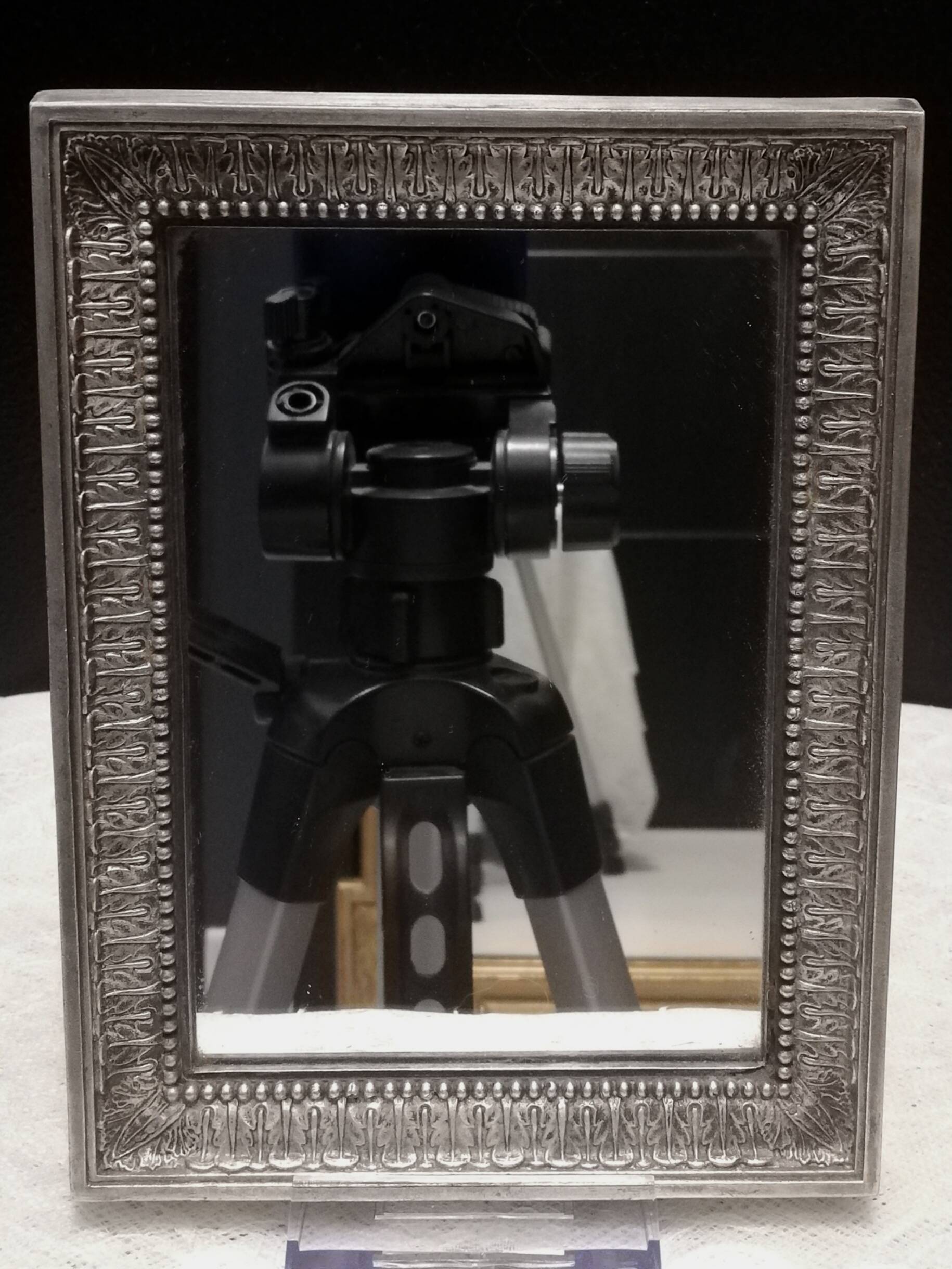 Silver bronze mirror