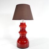 Scandinavian Modern Oxblood Red Table Lamp  by Gert Nyström for Hyllinge
