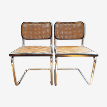 Pair of Cesca B32 chairs by Marcel Breuer