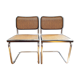 Pair of Cesca B32 chairs by Marcel Breuer