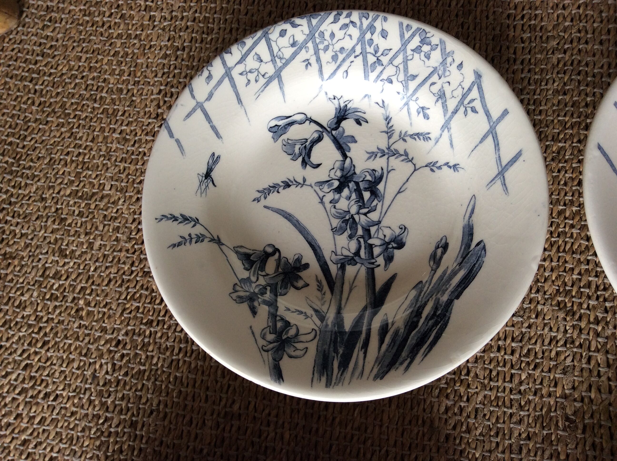 9 assiettes Terre de Fer