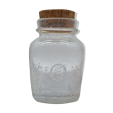 Blown glass jar with original cap