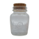 Blown glass jar with original cap