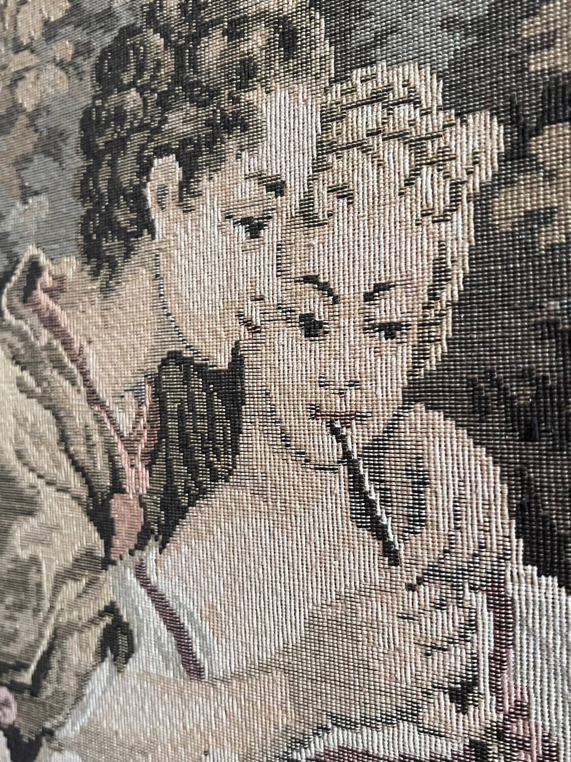 Vintage Framed Wall Tapestry