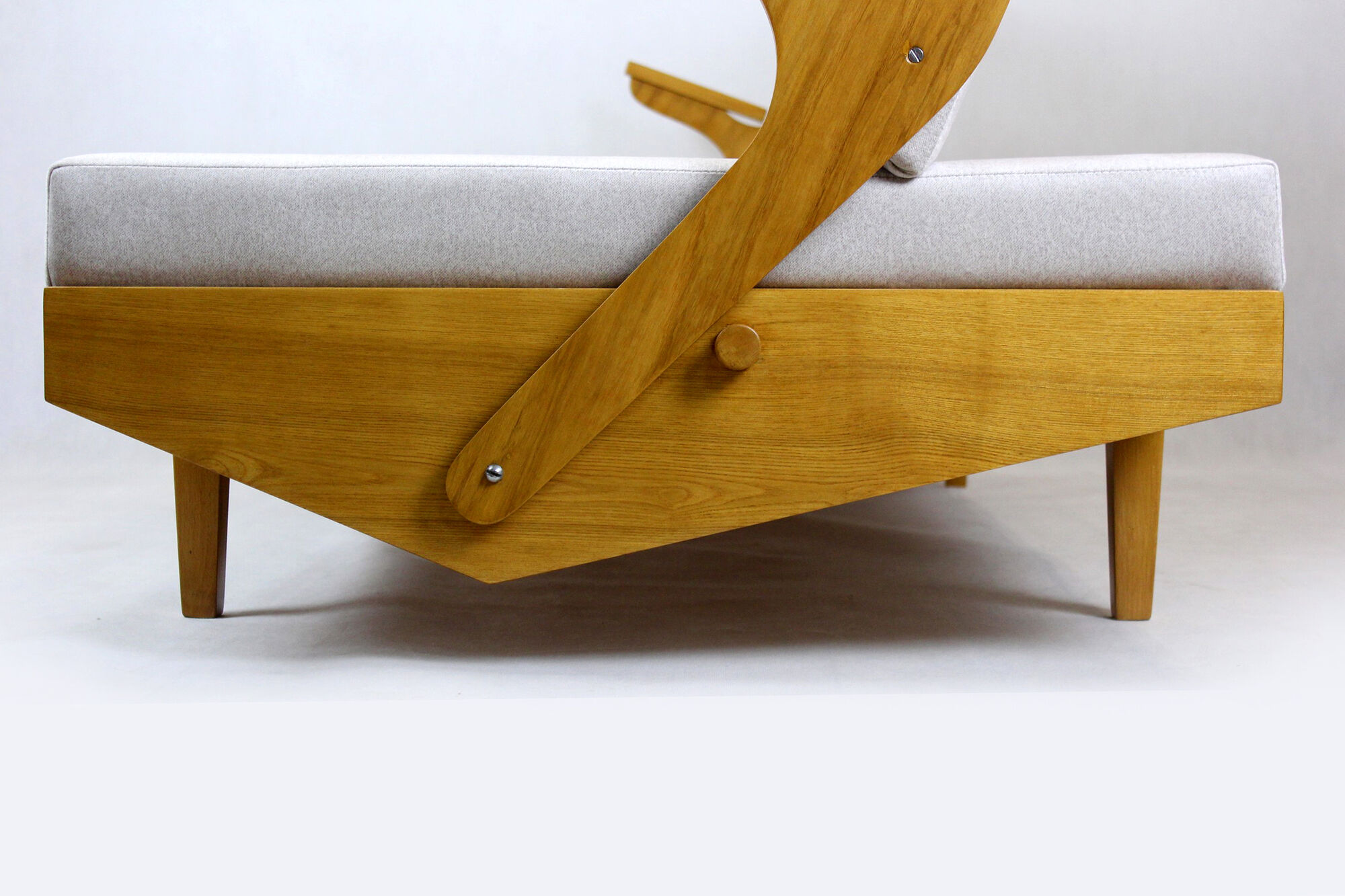 Restored Mid-Century Convertible Sofa from Opp Drevovyroba, 1970s