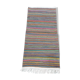 Tapis multicolore rayé fait main  122x56cm