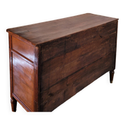 Small Louis XVI period chest of drawers in cherry wood