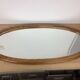 Miroir ovale cerclage bois massif 93 x 46 cm
