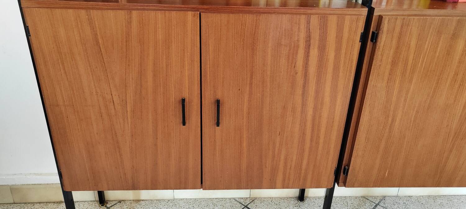 vintage Scandinavian teak bookcase