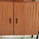 bibliothèque vintage scandinave teck