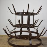 Small old rigid bottle rinse