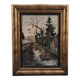 Mid 20th Century Impressionist Style Landscape Oil Painting