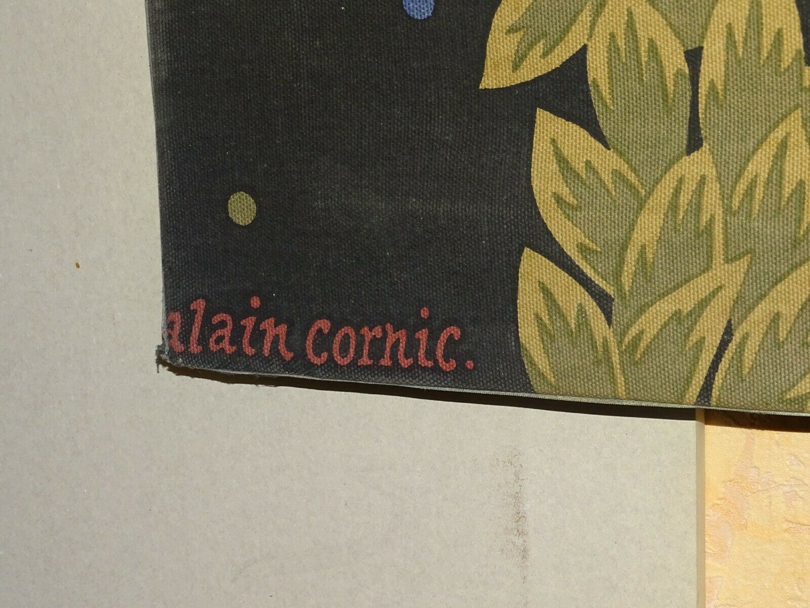 Alain cornic tapestry: "night music"