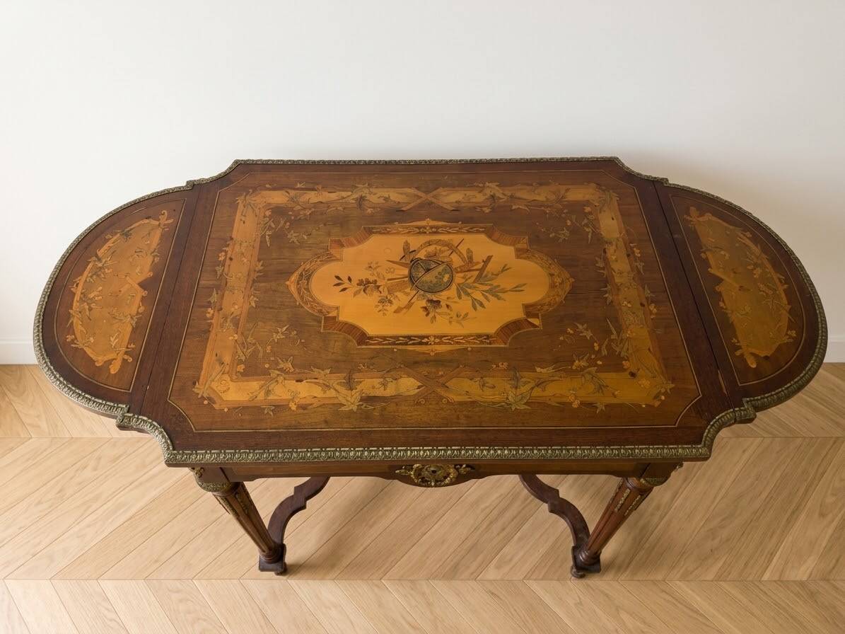 Marquetry table