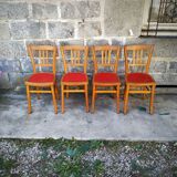 Series of four bistro chairs
