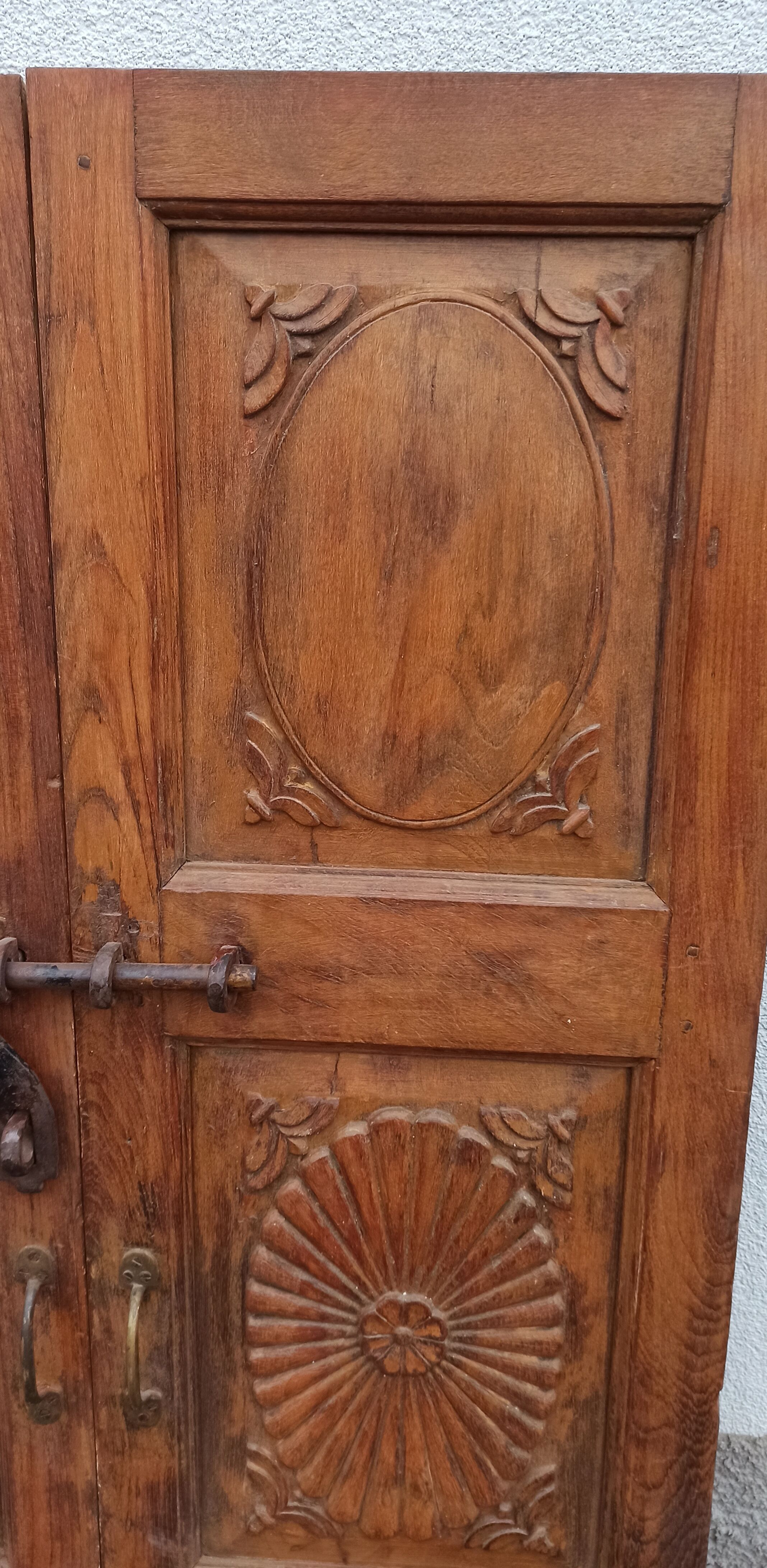 Old wooden door