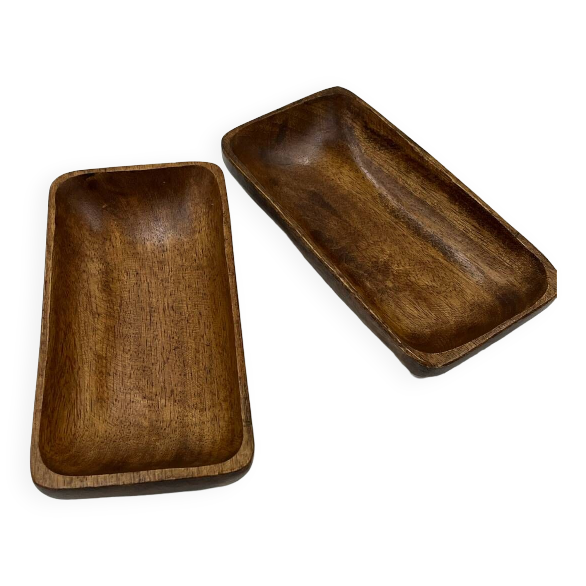 Duo of wooden aperitif dishes