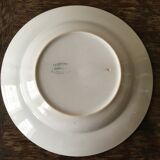 Set of 4 old plates earthenware pottery from Onnaing