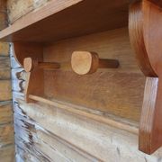 Vintage Scandinavian wall coat rack